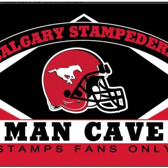 Calgary Stampeders Man Cave Flag - Picture 4 of 7